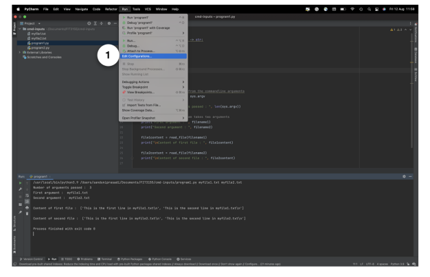 FIT3155 data structure and algorithm Pycharm 