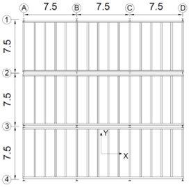 typical framing plan of each floor