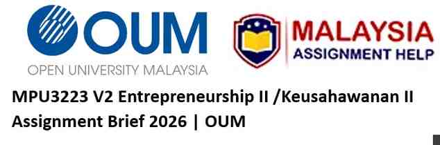 MPU3223 V2 Assignment 2026 Help By Malaysia Assignment Help
