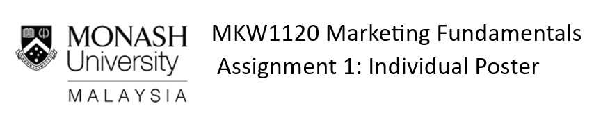 MKW1120 Marketing Fundamentals Assignment 1 Individual Poster 2026