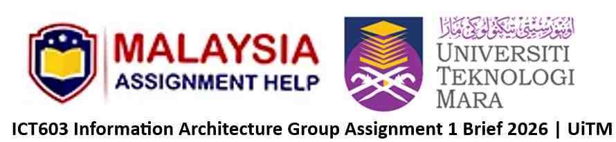 ICT603 Information Architecture Group Assignment 1 Brief Solved By Malaysia Assignment Help