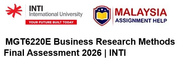MGT6220E Final Assessment Help By Malaysia Assignment Help
